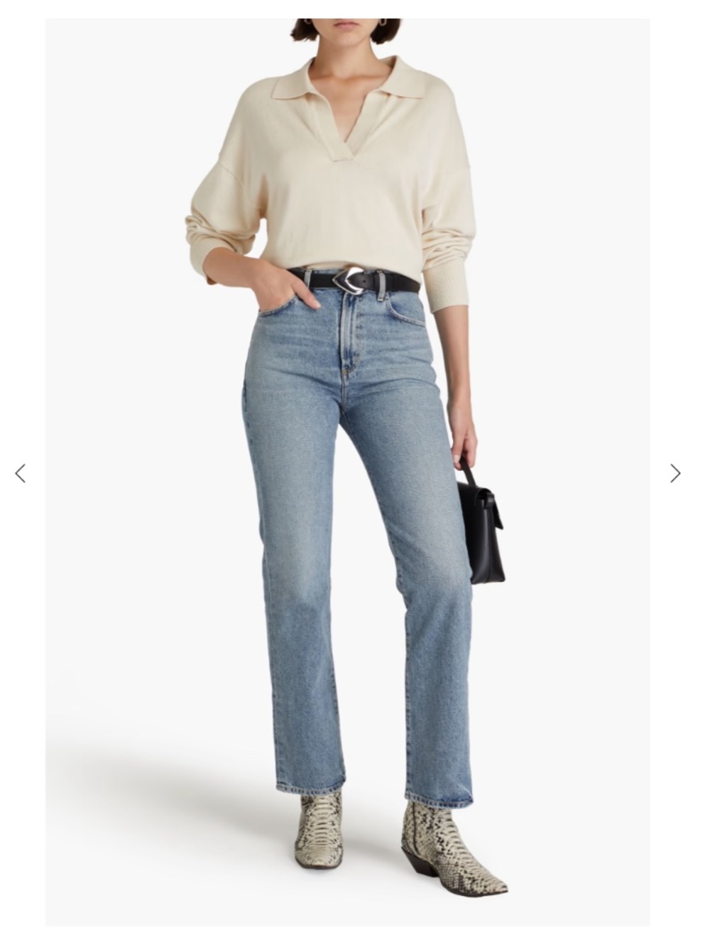 GOLDSIGN Martin high-rise straight-leg jeans | Size 24 - Picture 2 of 11